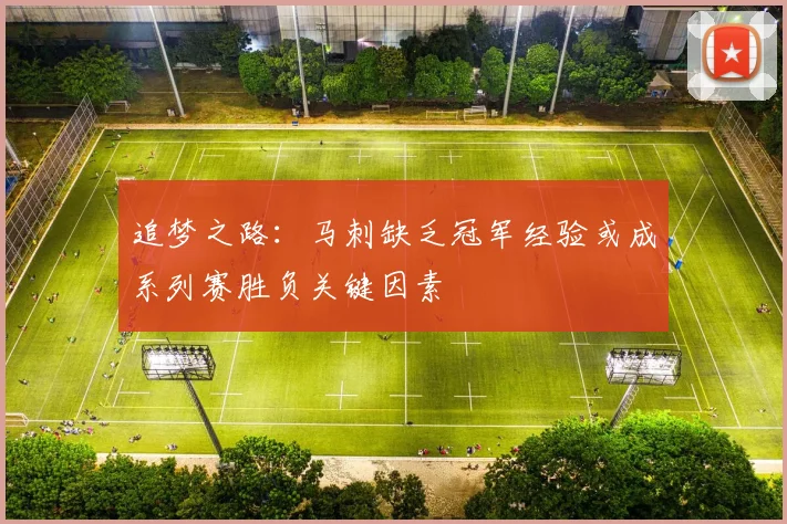追梦之路：马刺缺乏冠军经验或成系列赛胜负关键因素